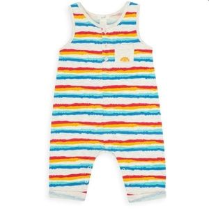 NWT Baby Boy Striped Coverall